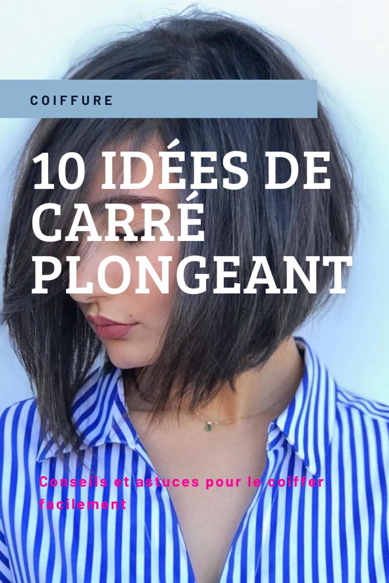 Carré plongeant long dégradé